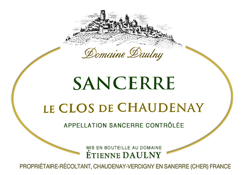Sancerre Le Clos De Chaudenay Domaine Daulny 2020 NY