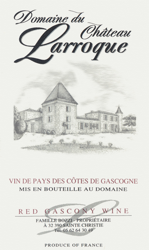 Côtes de Gascogne Domaine du Chateau Larroque 2020 NY