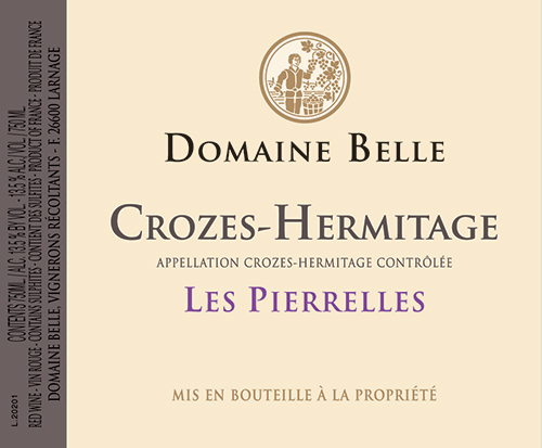 Crozes-Hermitage Les Pierrelles Domaine Belle 2021 NJ