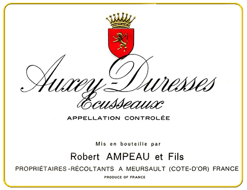 Auxey-Duresses Premier Cru Ecusseaux Domaine Ampeau 2003 NY