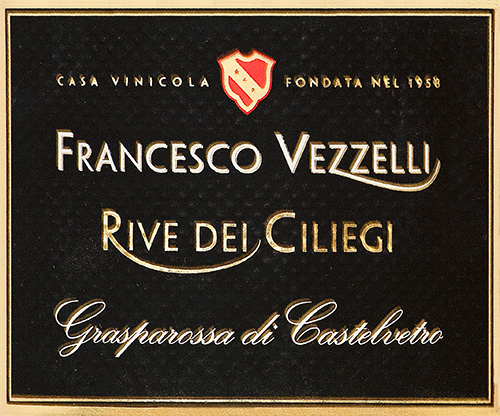 Lambrusco Grasparossa di Castelvetro Rive de Ciliege Francesco Vezzelli 2022 DE