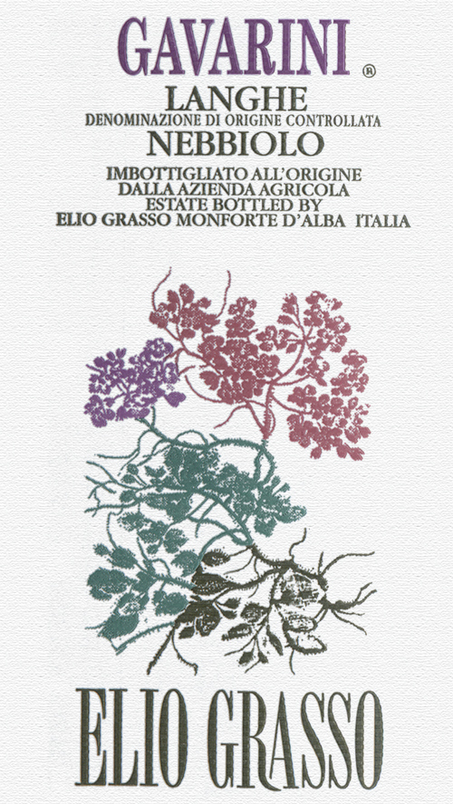 Langhe Rosso Nebbiolo Gavarini Elio Grasso 2022 NJ