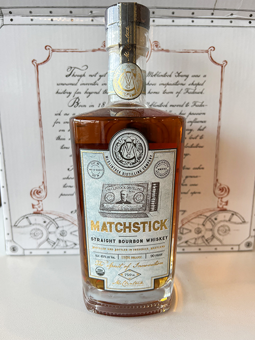 Matchstick Bourbon Whiskey McClintock Distilling Company DE