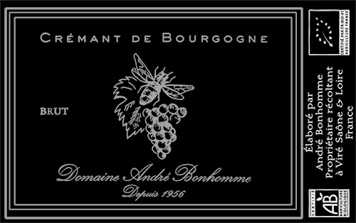 Crémant de Bourgogne Domaine André Bonhomme 2020 DE