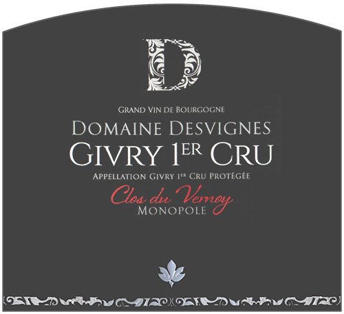 Givry Premier Cru Clos du Vernoy Domaine Desvignes 2021 DE