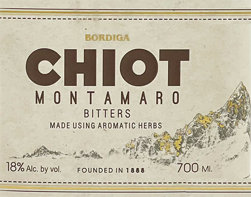 Chiot Montamaro Bitters Bordiga NY