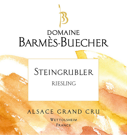 Alsace Grand Cru Riesling Steingrubler Domaine Barmès-Buecher 2022 NY
