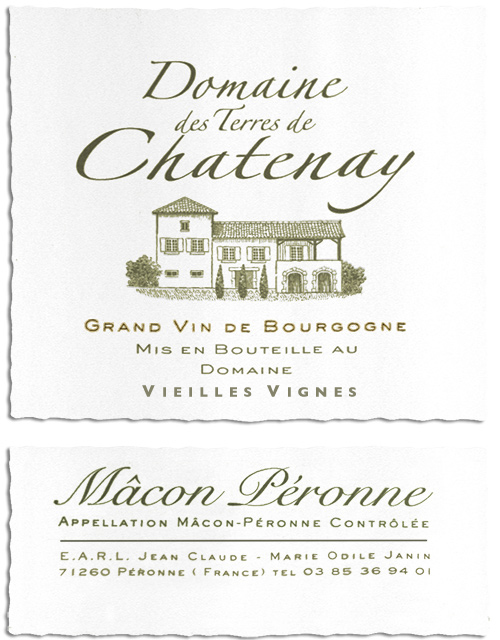 Mâcon-Péronne Domaine des Terres de Chatenay 2023 NJ