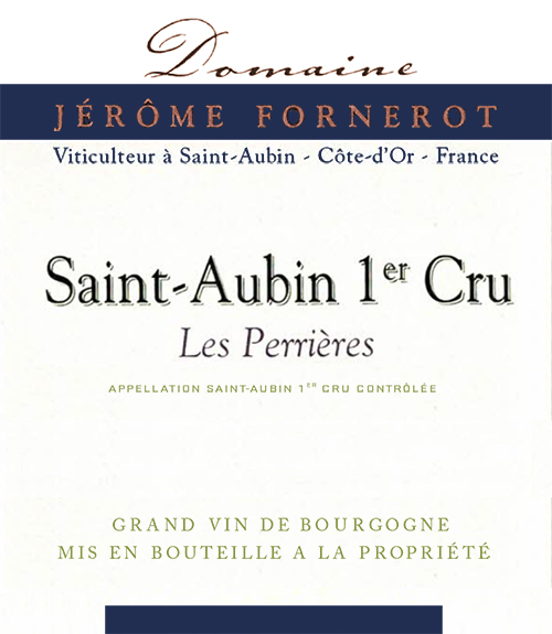 Saint-Aubin Premier Cru Les Perrières Domaine Jérôme Fornerot 2022 NJ