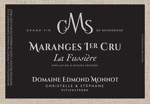 Maranges Premier Cru La Fussière Domaine Edmond Monnot et Fils 2022 DE
