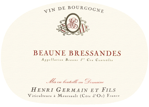 Beaune Premier Cru Bressandes Domaine Henri Germain 2022 NJ