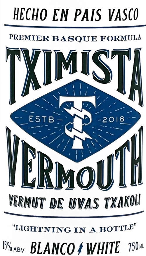 Vermut de Uvas Txakoli Tximista NY