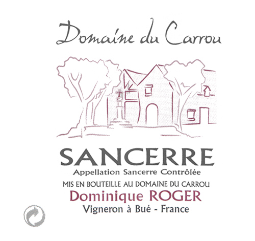 Wine Label for Sancerre Rouge Domaine du Carrou 2022