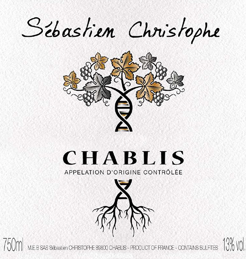 Chablis Domaine Sébastien Christophe 2023 DE