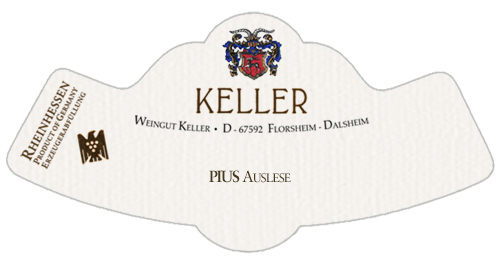 Rheinhessen PIUS Auslese Weingut Keller 2023 DE