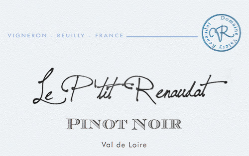 IGP Val de Loire Pinot Noir Le P’tit Renaudat Domaine Valéry Renaudat 2023 DE