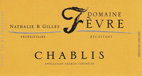 Chablis Domaine Nathalie and Gilles Fevre 2023 NJ