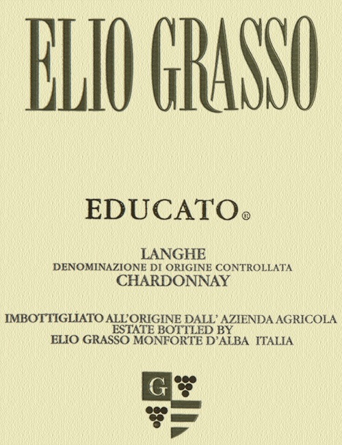 Langhe Bianco Educato Chardonnay Elio Grasso 2023 DE