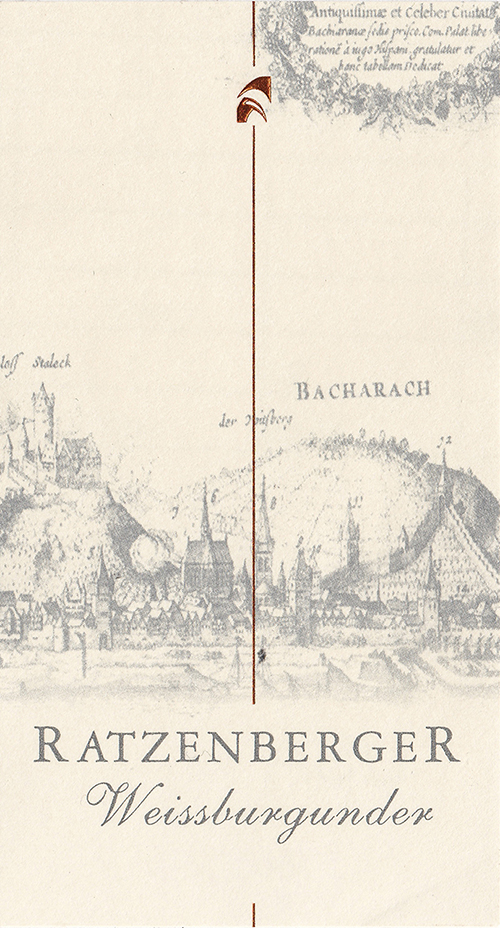 Bacharacher Weissburgunder Trocken Weingut Ratzenberger 2019 NY