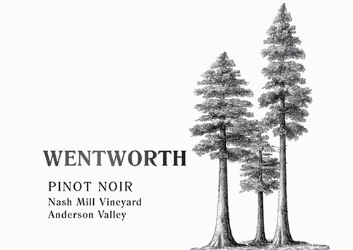 Anderson Valley Pinot Noir Nash Mill Vineyard Wentworth Vineyard 2022 NY