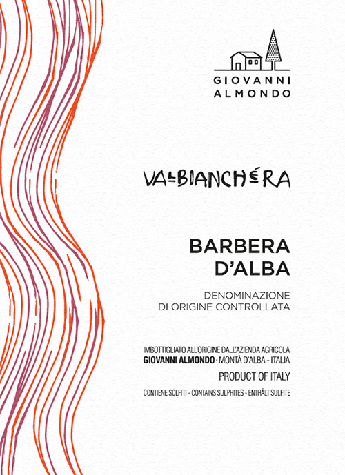 Barbera d’Alba Valbianchera Giovanni Almondo 2023 NJ