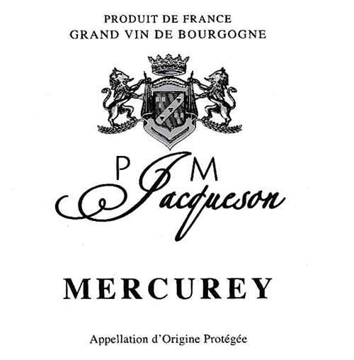 Mercurey  Domaine P. et M. Jacqueson 2023 NJ