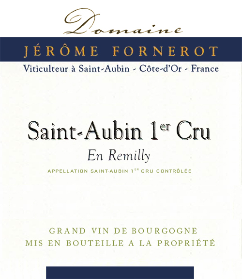 Saint-Aubin Premier Cru En Remilly Domaine Jérôme Fornerot 2023 NY
