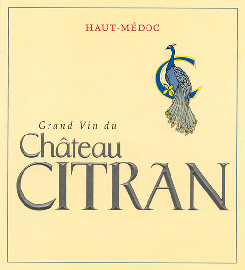 Wine Label for Haut Médoc  Château Citran 2016