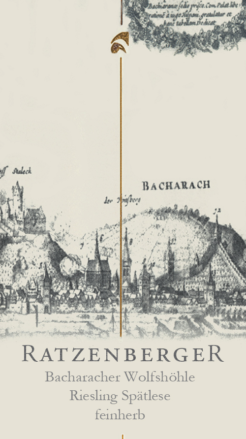 Bacharacher Wolfshöhle Spätlese Feinherb Weingut Ratzenberger 2004 NJ
