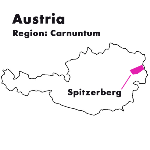 Appellation Map for Spitzerberg Samt&Seide, Prellenkirchen Weingut Dorli Muhr 2022