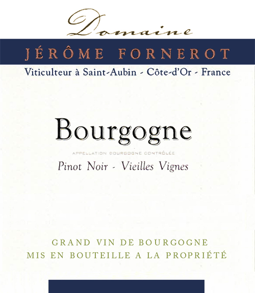 Bourgogne Pinot Noir Domaine Jérôme Fornerot 2023 DE
