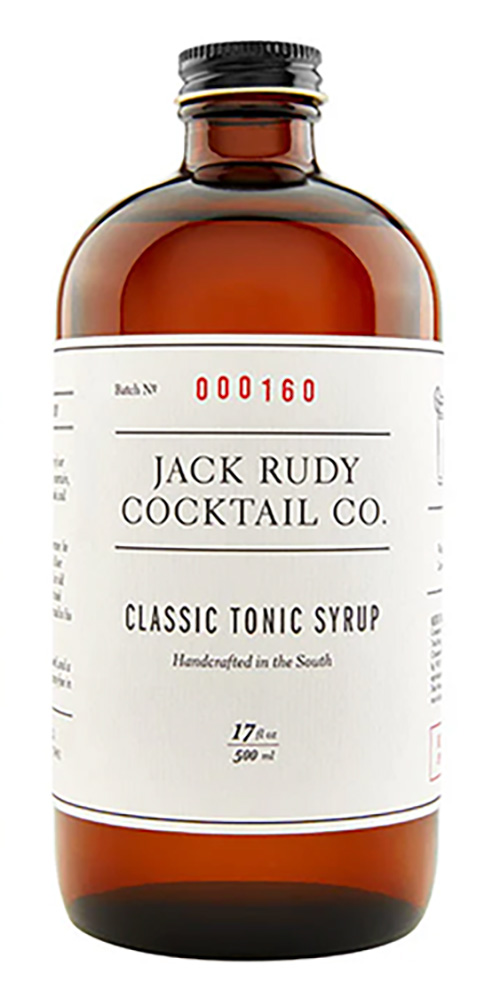 Classic Tonic Syrup Jack Rudy Cocktail Co. DE
