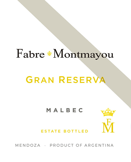 Wine Label for Luján de Cuyo Malbec Gran Reserva Fabre Montmayou 2023