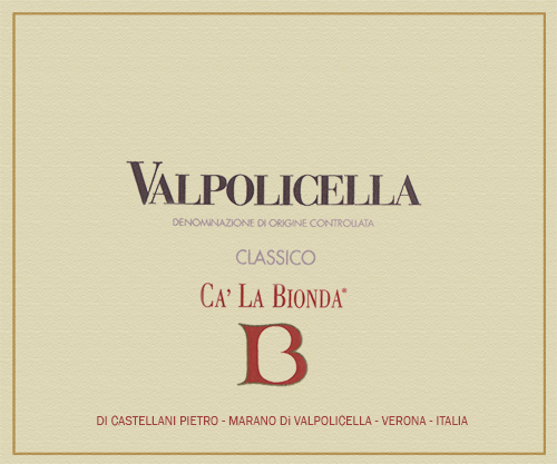Valpolicella Classico Agricola Ca’ La Bionda 2024 DE