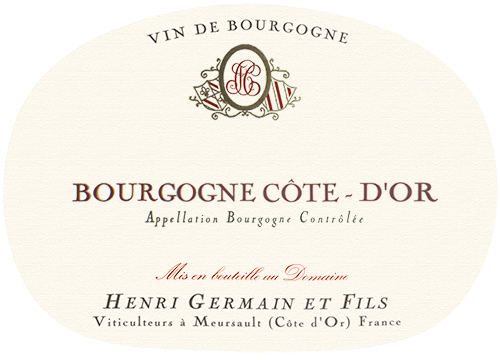 Bourgogne Côte d’Or Rouge Domaine Henri Germain 2023 NJ