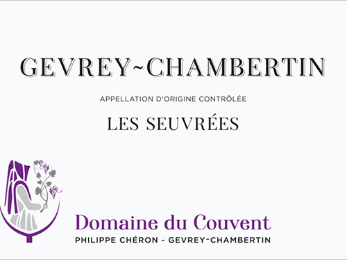 Gevrey-Chambertin Les Seuvrées Domaine du Couvent 2022 NY