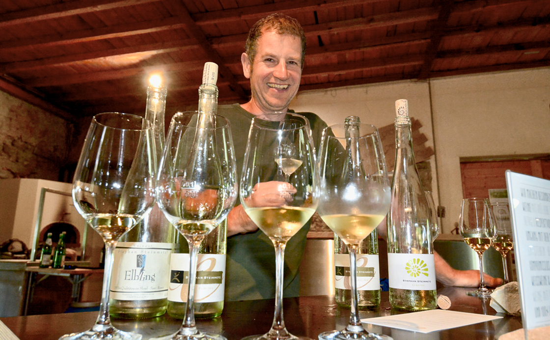 Photo of the wine producer of Mosel Grauburgunder Stephan Steinmetz 2024