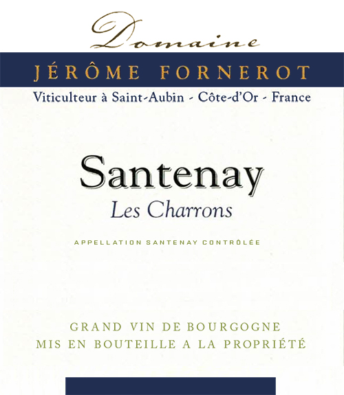 Santenay Les Charrons Domaine Jérôme Fornerot 2023 DE