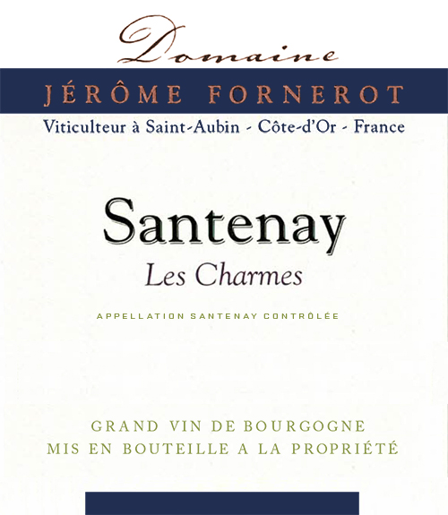 Santenay Les Charmes Domaine Jérôme Fornerot 2023 NJ