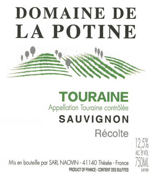 Touraine Domaine de la Potine Sauvignon Domaine Ricard 2024 NJ