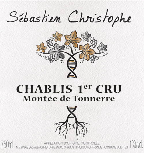 Chablis Premier Cru Montée de Tonnerre Domaine Sébastien Christophe 2024 NJ
