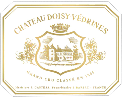 Sauternes Half Bottle (375mL) Château Doisy-Védrines 2015 NY