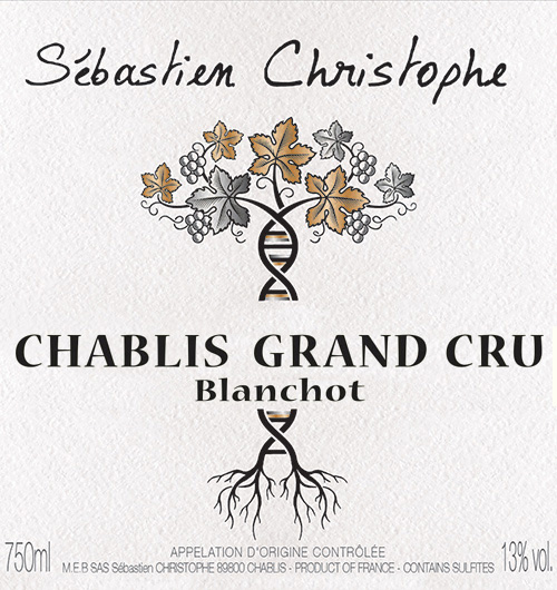 Chablis Grand Cru Blanchot Domaine Sébastien Christophe 2024 NY