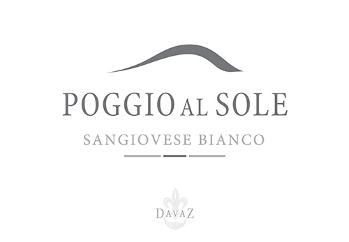 Wine Label for IGT Toscana Sangiovese Bianco Poggio Al Sole 2025