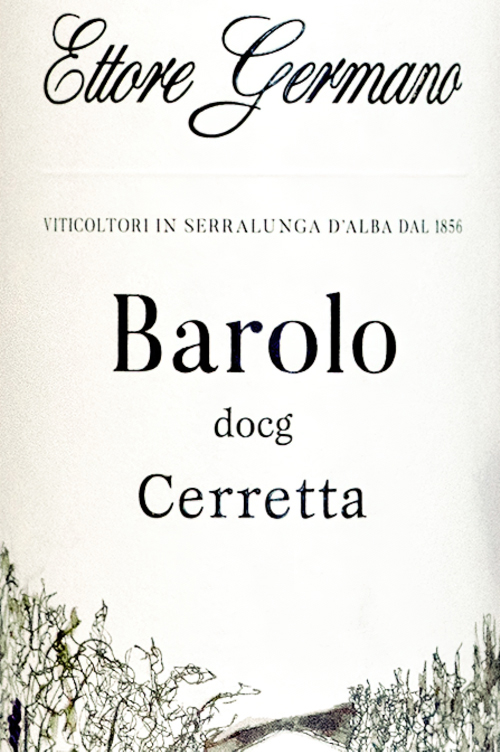 Barolo Cerretta Ettore Germano 2021 NY