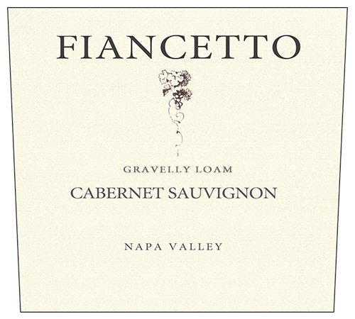 Wine Label for Napa Cabernet Sauvignon Gravelly Loam Fiancetto 2024