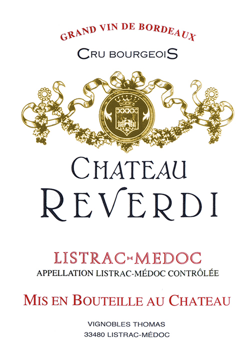 Listrac-Médoc  Château Reverdi 2020 DE