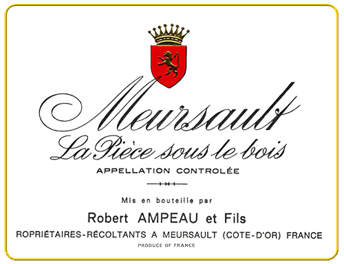 Meursault Premier Cru La Piéce Sous le Bois Domaine Ampeau 2000 NJ