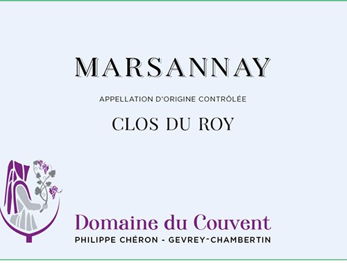 Marsannay Clos Du Roy Domaine du Couvent 2022 NJ