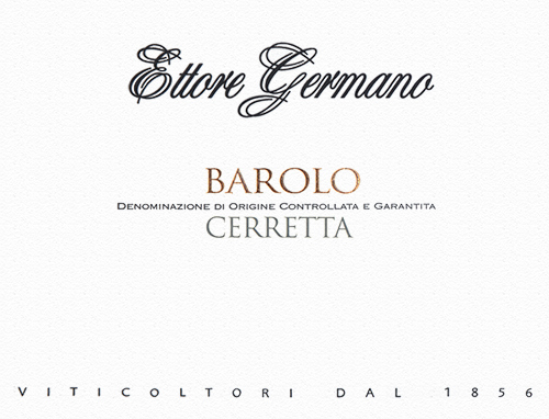 Barolo Cerretta Ettore Germano 2013 NY
